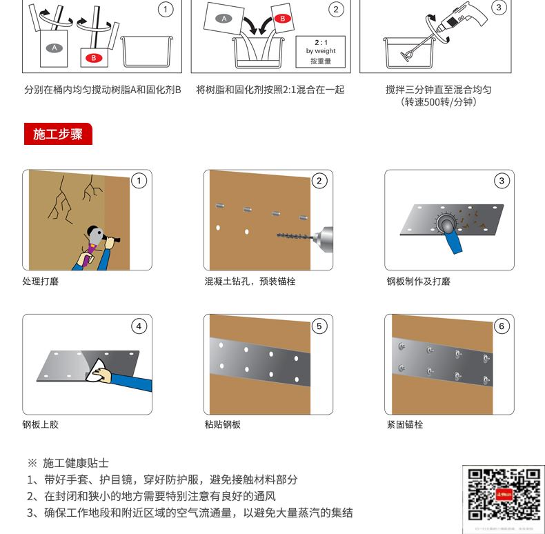 包钢洞头粘钢加固施工过程